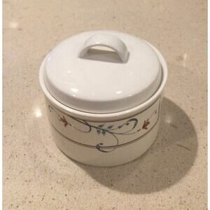mikasa intaglio annette sugar bowl with lid